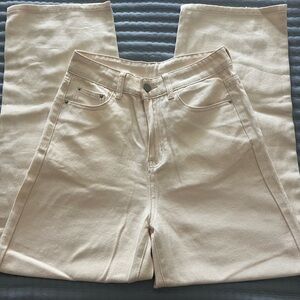 DAZY new unworn beige / cream denim jeans
